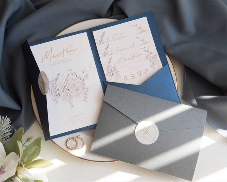 การ์ดแต่งงาน การ์ดแต่งงานมานิตา Manita wedding invitation