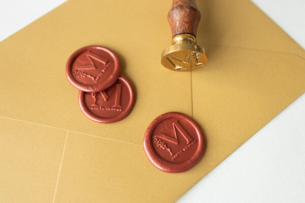 Wax Seal การ์ดแต่งงาน ซองการ์ดแต่งงาน ตรากระทับ