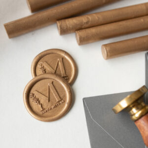 Wax Seal การ์ดแต่งงาน ซองการ์ดแต่งงาน ตรากระทับ