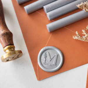 Wax Seal การ์ดแต่งงาน ซองการ์ดแต่งงาน ตรากระทับ