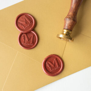 Wax Seal การ์ดแต่งงาน ซองการ์ดแต่งงาน ตรากระทับ