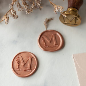 Wax Seal การ์ดแต่งงาน ซองการ์ดแต่งงาน ตรากระทับ