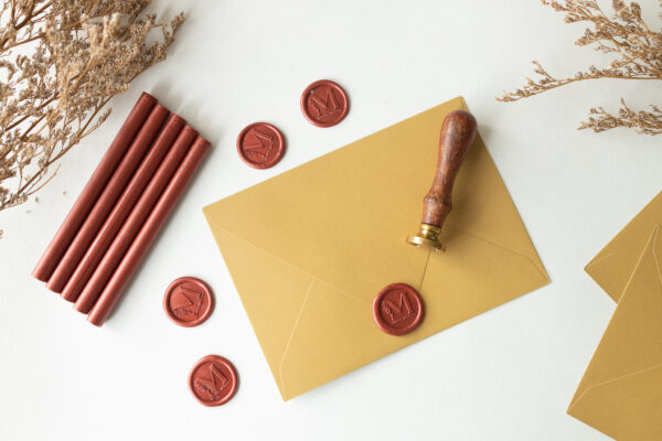 Wax Seal การ์ดแต่งงาน ซองการ์ดแต่งงาน ตรากระทับ