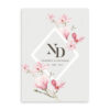 การ์ดแต่งงาน การ์ดแต่งงานสวนและดอกไม้ R19-043