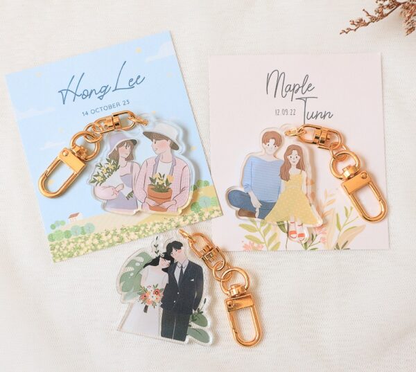 ของชำร่วย พวงกุญแจอะคริลิค Acrylic Keyring