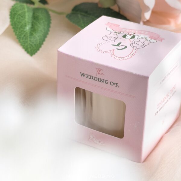 ของชำร่วย เทียนหอมพร้อมแพคเกจ