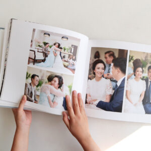 โฟโต้บุ๊คปกแข็งหุ้มผ้า พรีเวดดิ้ง งานแต่งงาน Wedding Photobook