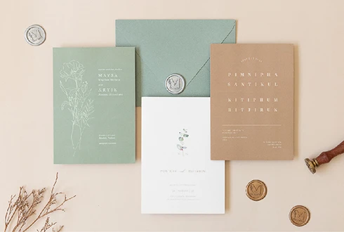 การ์ดแต่งงาน wedding invitation