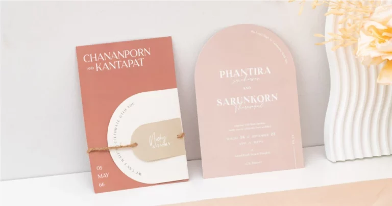 การ์ดแต่งงาน มินิมอล Wedding invitation