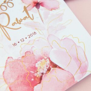 การ์ดแต่งงานปั้มฟอยล์ การ์ดแต่งงานมานิตา R18-095