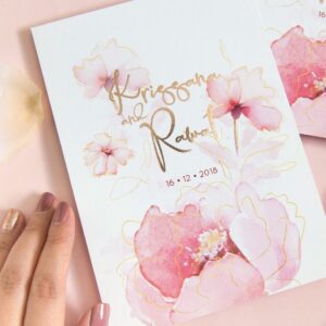 การ์ดแต่งงานปั้มฟอยล์ การ์ดแต่งงานมานิตา R18-095