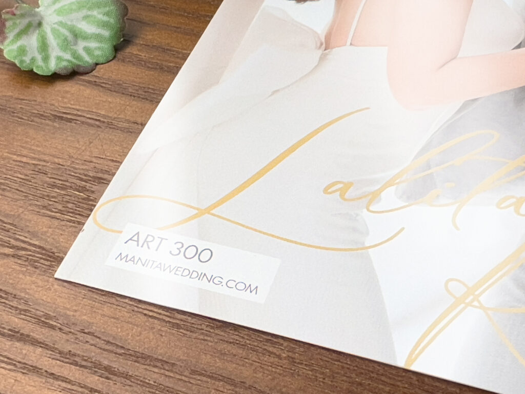 ART PAPER 300G (กระดาษอาร์ตเนื้อเรียบ ผิวกึ่งมัน) กระดาษการ์ดแต่งงาน การ์ดแต่งงาน แต่งงาน