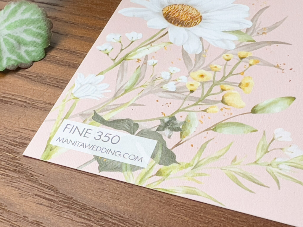 FINE PAPER 350G (กระดาษปอนด์เนื้อด้านมีผิวสัมผัสพิเศษ) กระดาษการ์ดแต่งงาน การ์ดแต่งงาน แต่งงาน