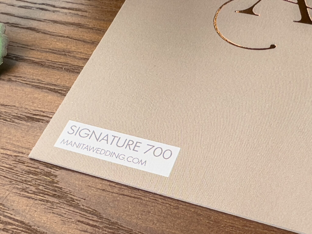 SIGNATURE PAPER 700G (กระดาษหนาพิเศษ เนื้อเนียน) กระดาษการ์ดแต่งงาน การ์ดแต่งงาน แต่งงาน