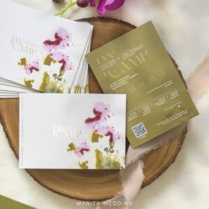 การ์ดแต่งงาน การ์ดแต่งงานสวนและดอกไม้ SET-25 G