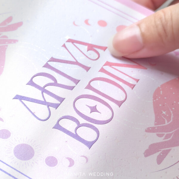 การ์ดแต่งงาน การ์ดแต่งงานรูปคาแรคเตอร์ R25-048