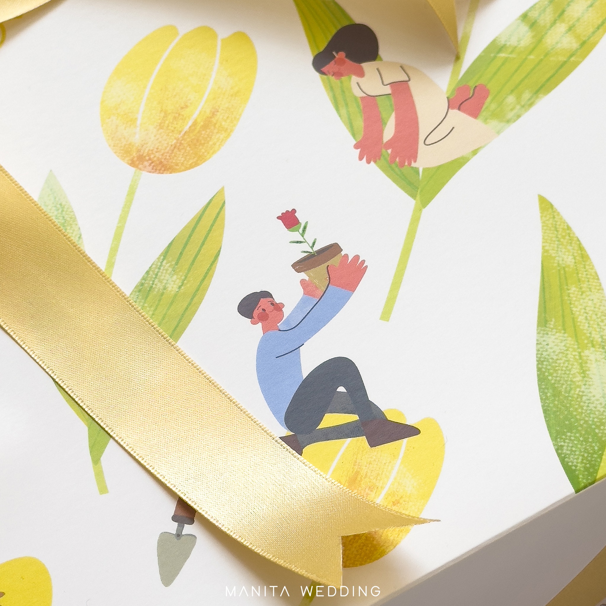 ของรับไหว้ เซต L ชาม ช้อนส้อมเกาหลีและข้าวกล้อง