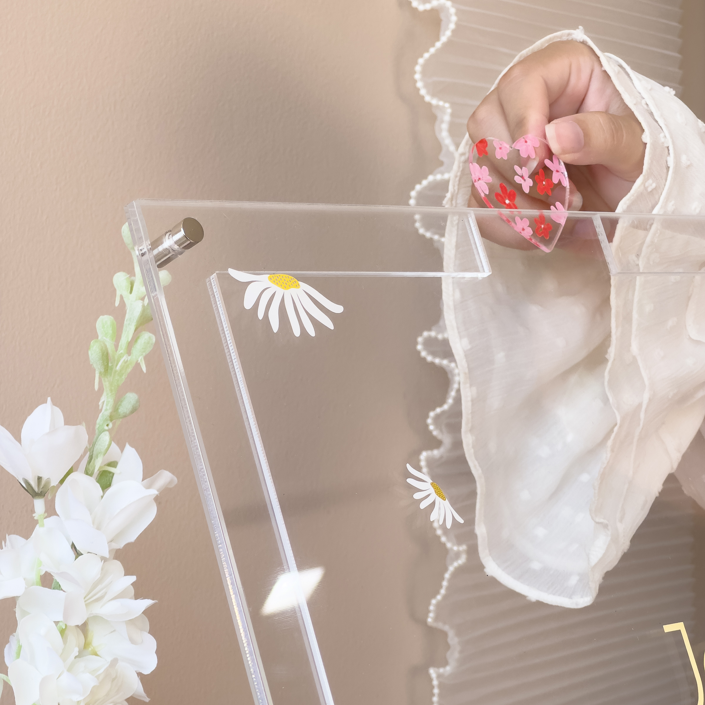 ของตกแต่ง กรอบอะคริลิกอวยพร