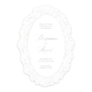 การ์ดแต่งงาน การ์ดแต่งงานสวนและดอกไม้ R26-006