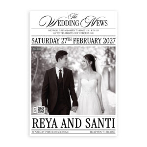 การ์ดแต่งงาน การ์ดแต่งงานใส่รูปภาพ R26-008