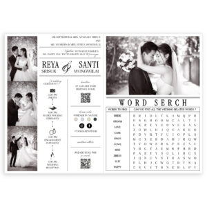 การ์ดแต่งงาน การ์ดแต่งงานใส่รูปภาพ R26-008