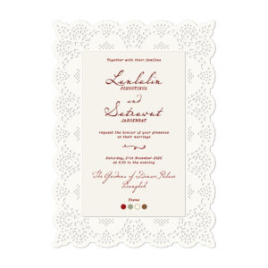 การ์ดแต่งงาน การ์ดแต่งงานสวนและดอกไม้ R26-013